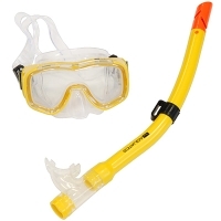 Комплект "Aquatics" Маска "Ibiza Junior" и трубка "Pro Junior" цвет: желтый артикул 4462a.